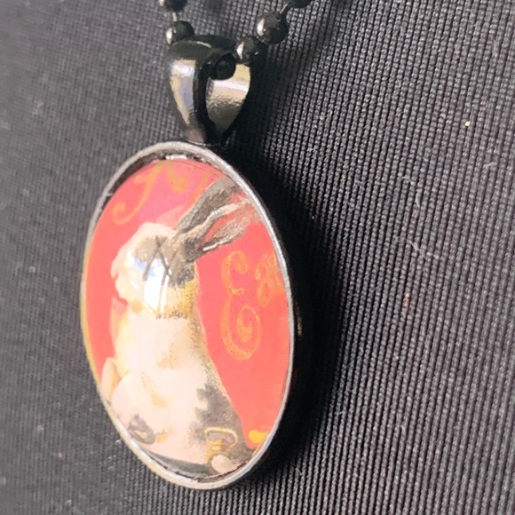 Necklace rabbit pendant charm - Picture 5 of 9